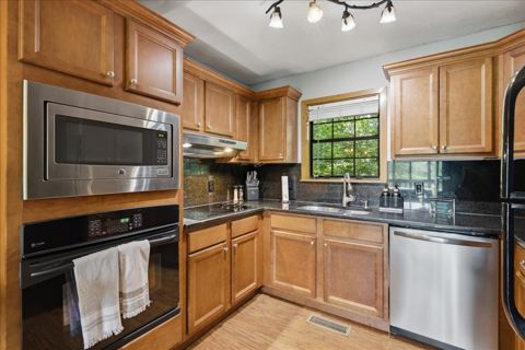 Kitchen with full-size appliances